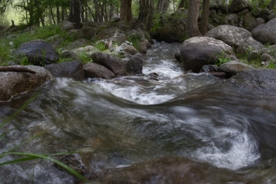 Big Spring flowing over rocks